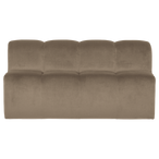 Mojo eetbank 164 cm met rugleuning velvet khaki [fsc]