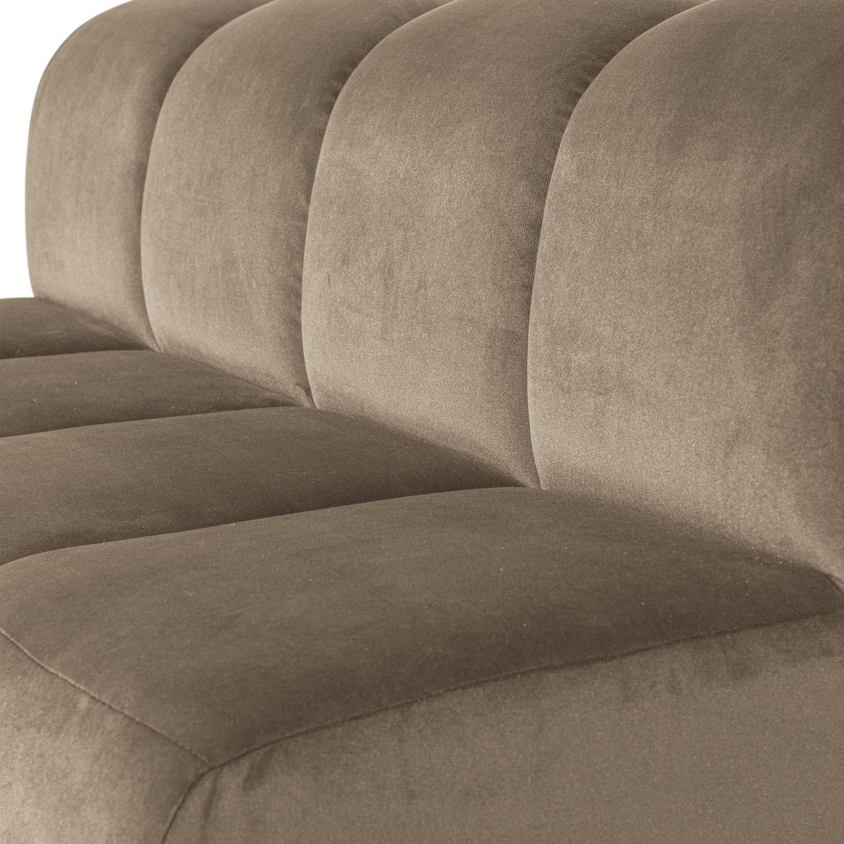 Mojo eetbank 164 cm met rugleuning velvet khaki [fsc]