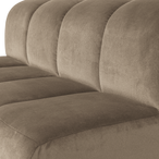 Mojo eetbank 164 cm met rugleuning velvet khaki [fsc]