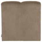 Mojo eetbank 84 cm met rugleuning velvet khaki [fsc]