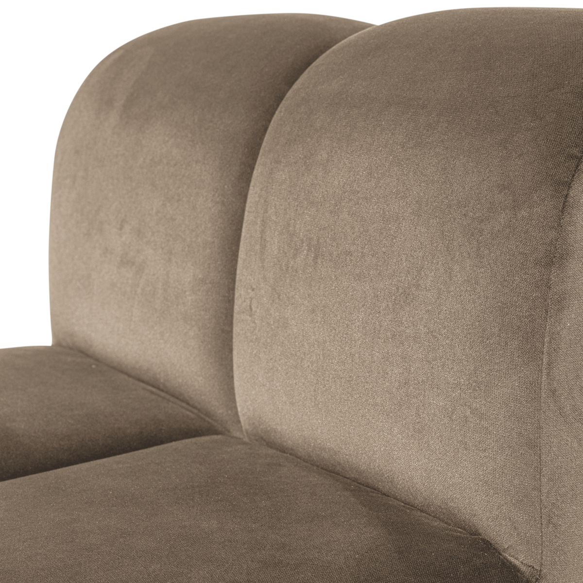 Mojo eetbank 84 cm met rugleuning velvet khaki [fsc]