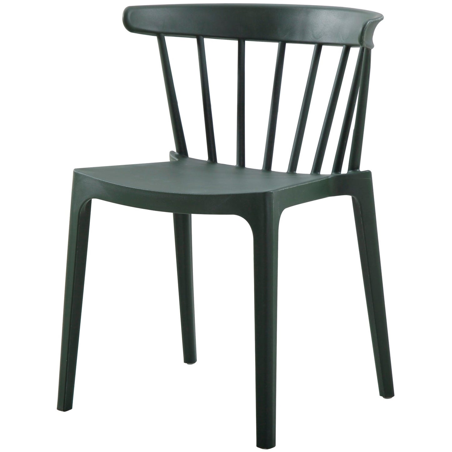 Bliss tuinstoel met spijlen kunststof army groen