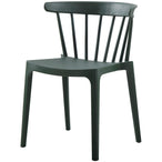 Bliss tuinstoel met spijlen kunststof army groen