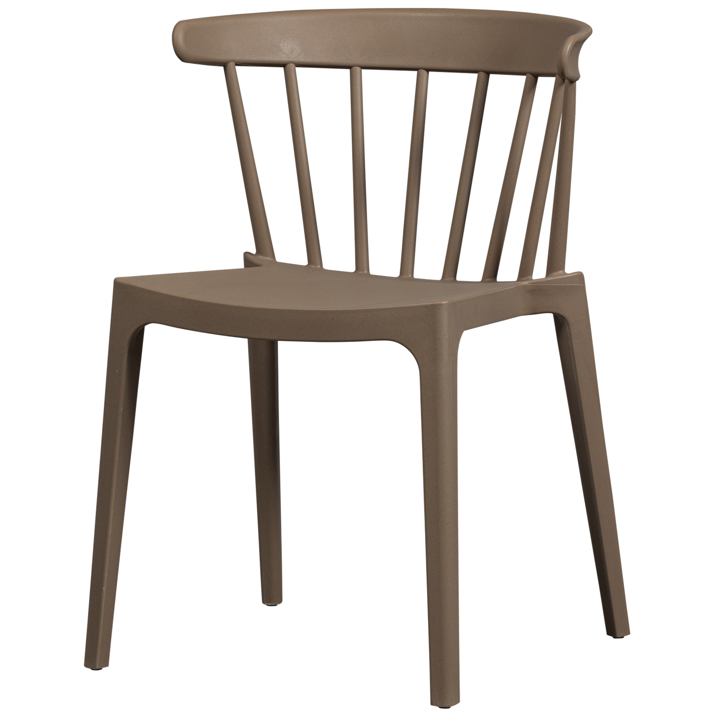 Bliss tuinstoel met spijlen bruin melange