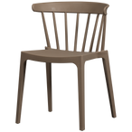 Bliss tuinstoel met spijlen bruin melange