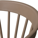 Bliss tuinstoel met spijlen bruin melange