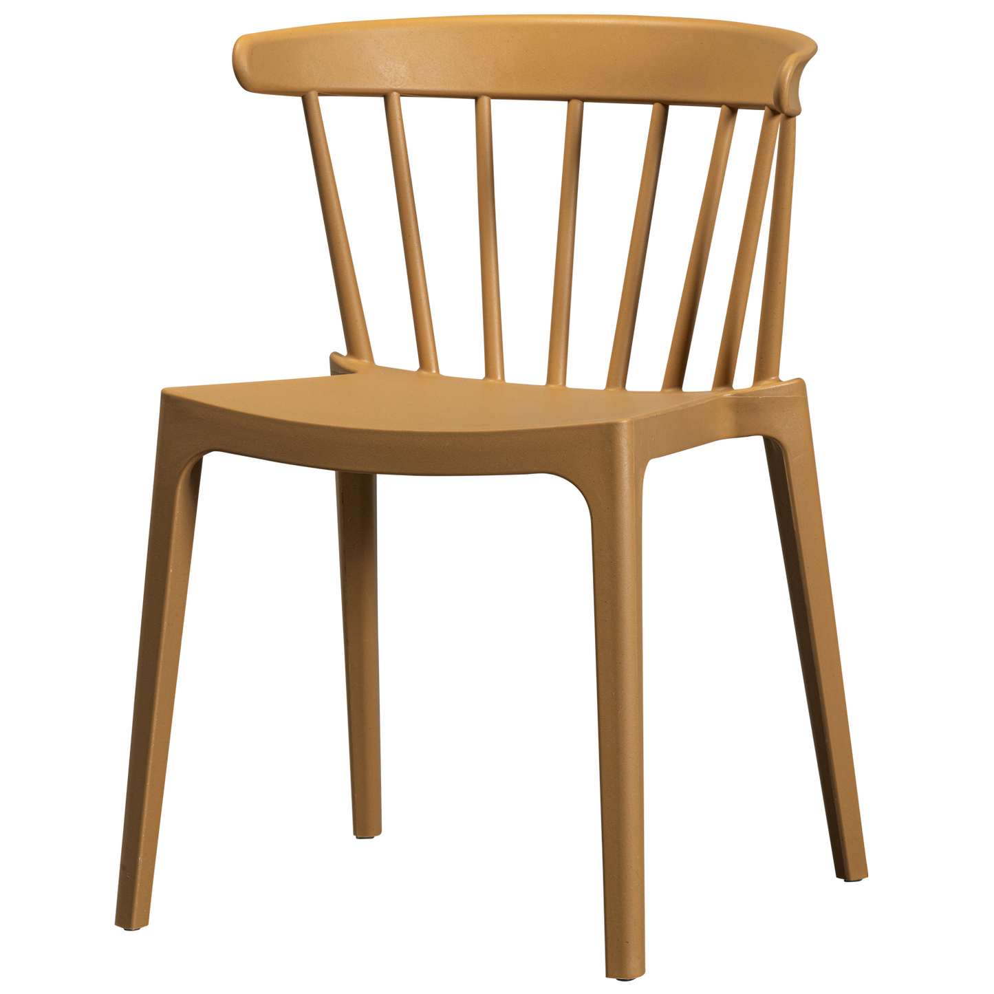 Bliss tuinstoel met spijlen karamel melange