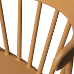 Bliss tuinstoel met spijlen karamel melange