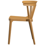 Bliss tuinstoel met spijlen karamel melange