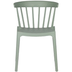 Bliss tuinstoel met spijlen kunststof jadegroen