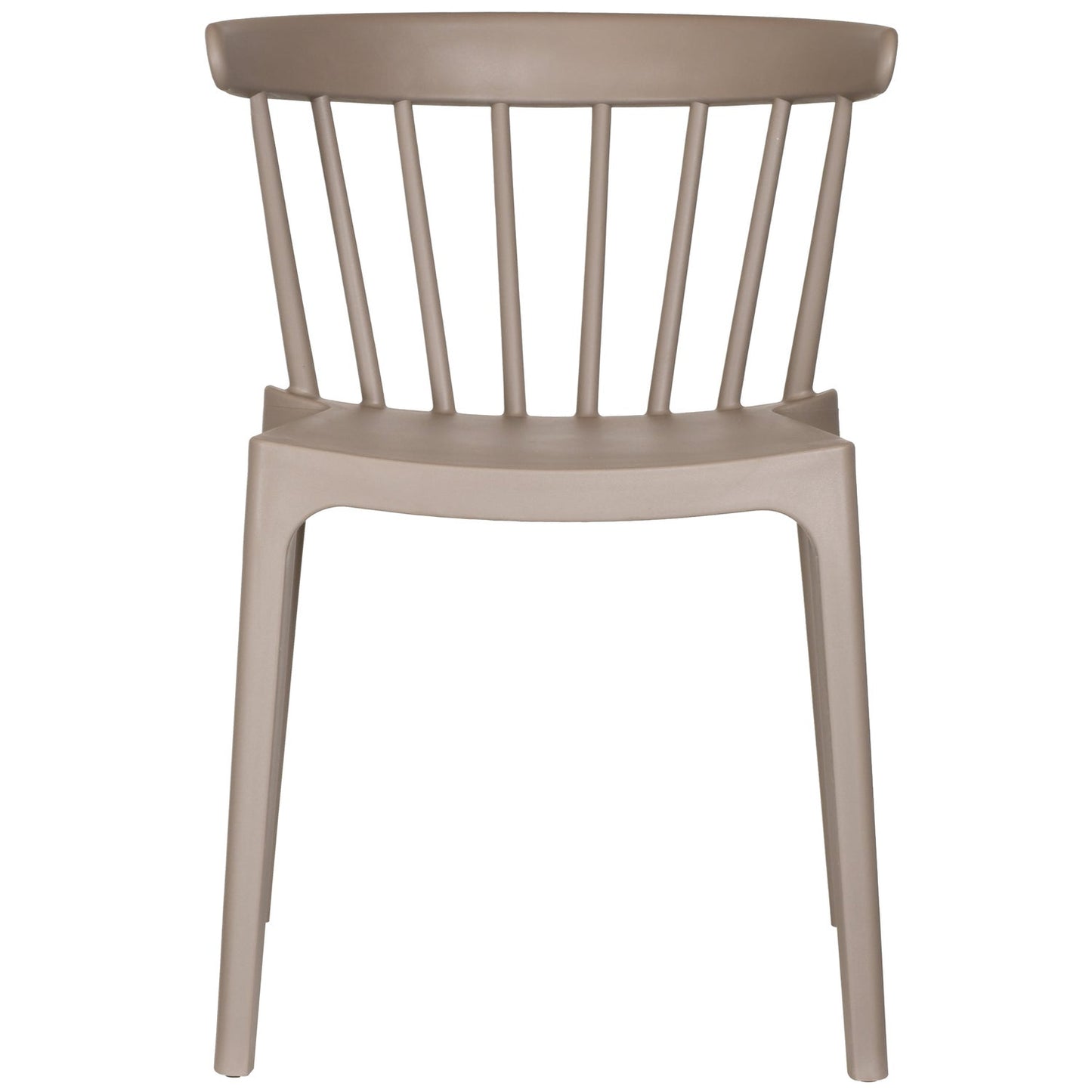 Bliss tuinstoel met spijlen kunststof taupe