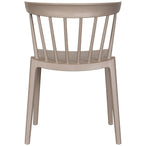 Bliss tuinstoel met spijlen kunststof taupe