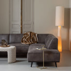 Loft vloerlamp xl metaal/boucle naturel 187xo35 cm