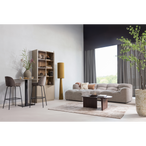 Loft vloerlamp xl metaal/boucle tapenade 187xo35 cm