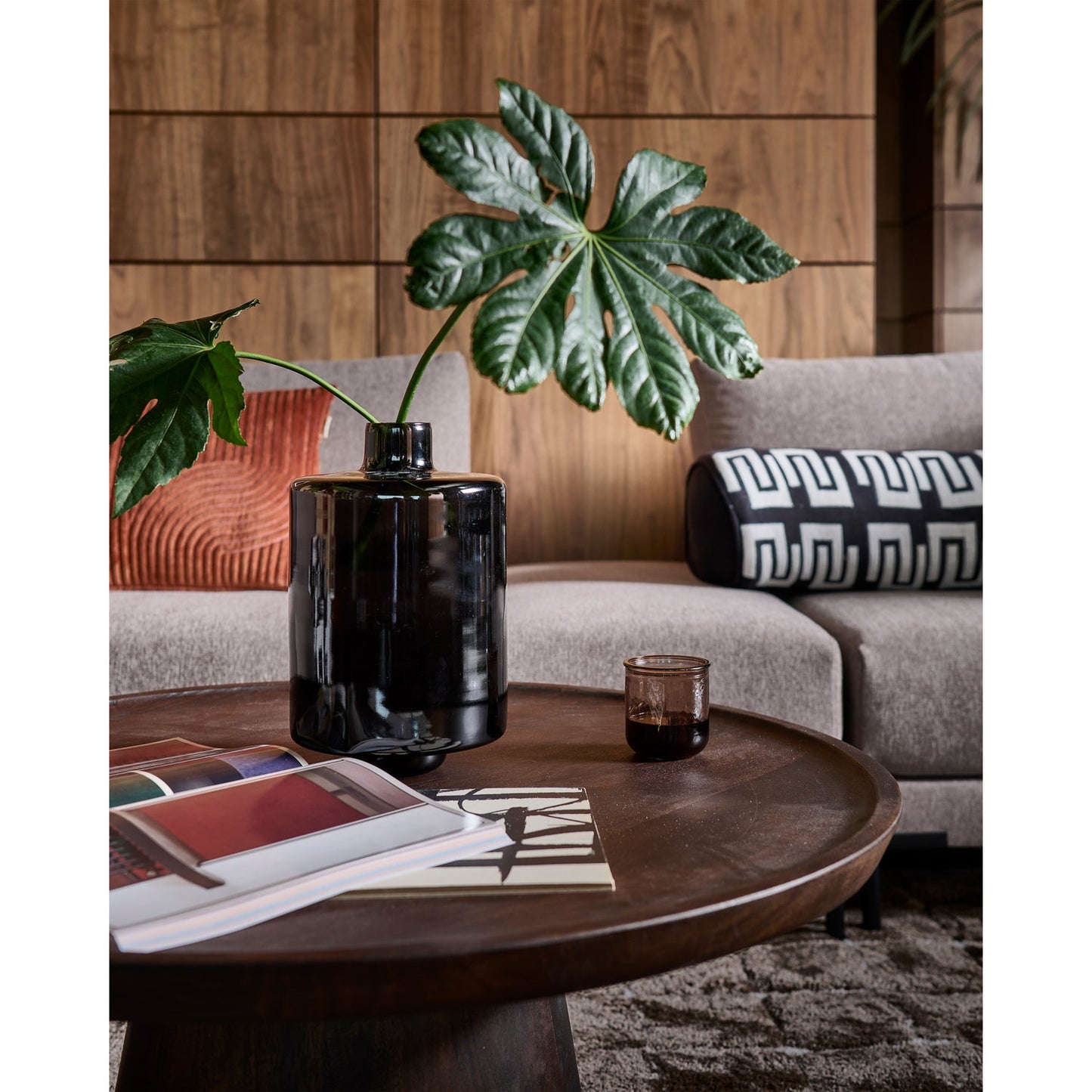 Coffee a gogo salontafel mango hout walnoot