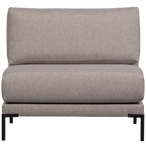 Couple eetbank element 100 cm taupe