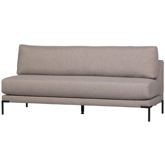 Couple eetbank element 200cm taupe