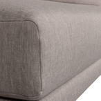 Couple eetbank element 200cm taupe