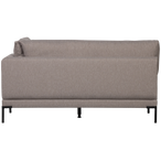 Couple eetbank hoekelement lange zijde links taupe