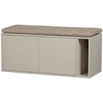 Settle down tv meubel/bankje 108cm dust met zitkussen [fsc]