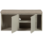 Settle down tv meubel/bankje 108cm dust met zitkussen [fsc]