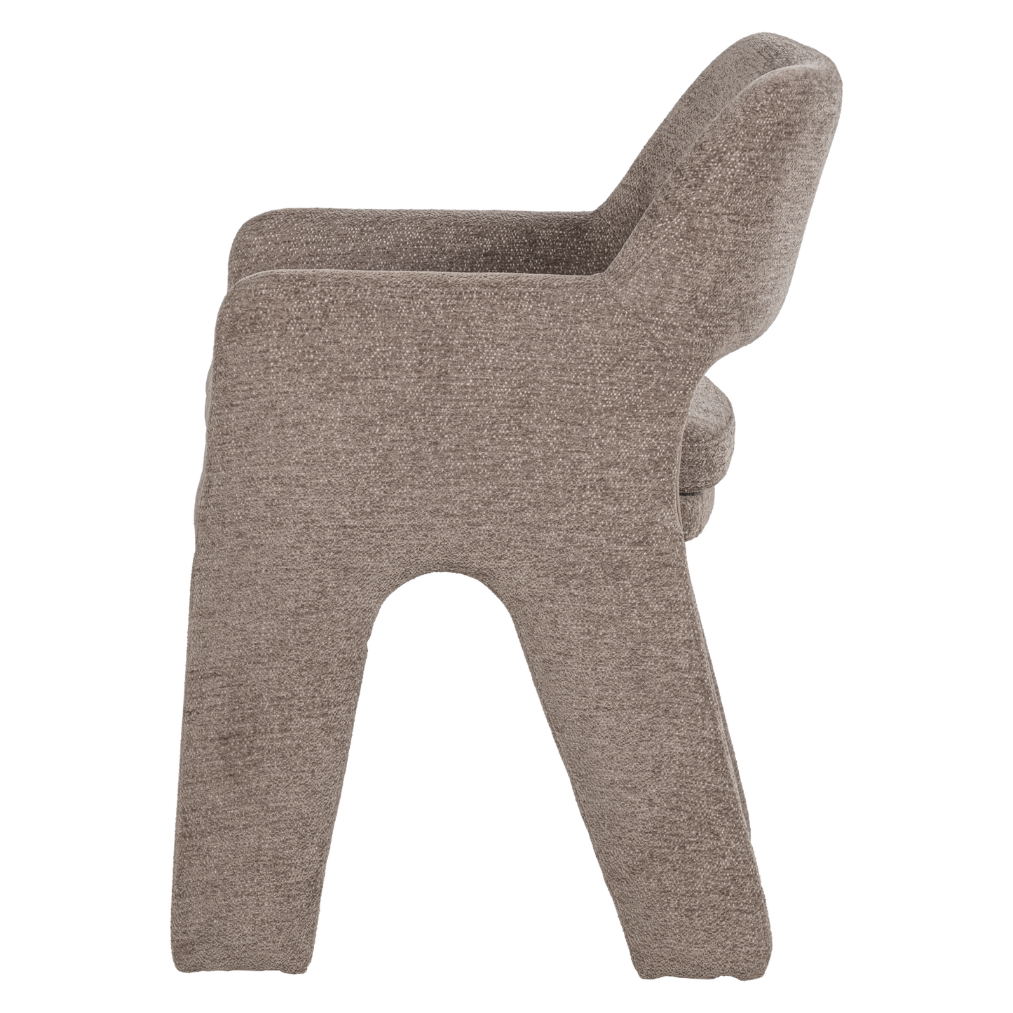 Bigfoot eetkamerstoel chenille taupe [fsc]