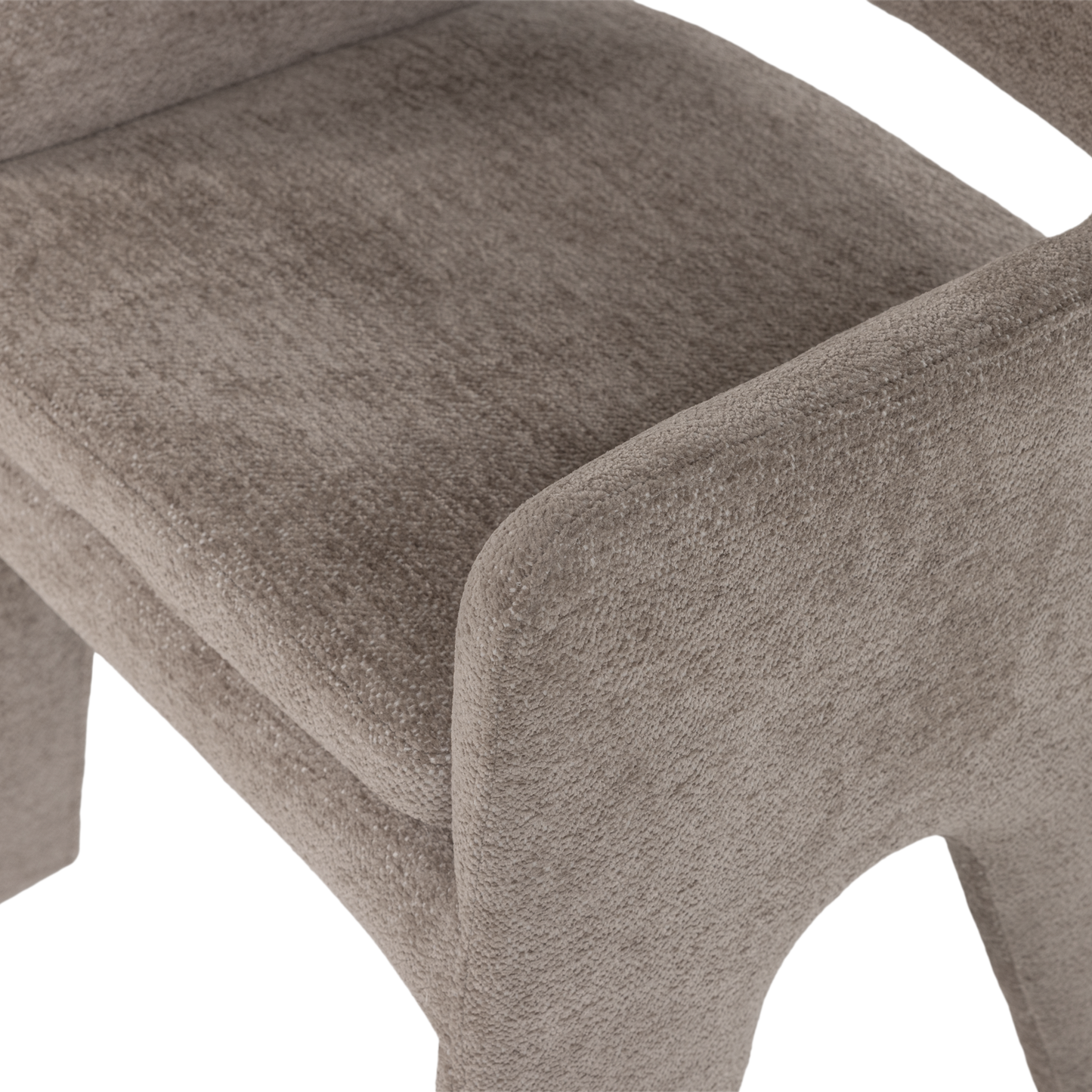 Bigfoot eetkamerstoel chenille taupe [fsc]