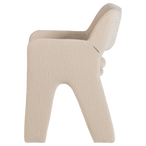 Bigfoot eetkamerstoel chenille zand [fsc]