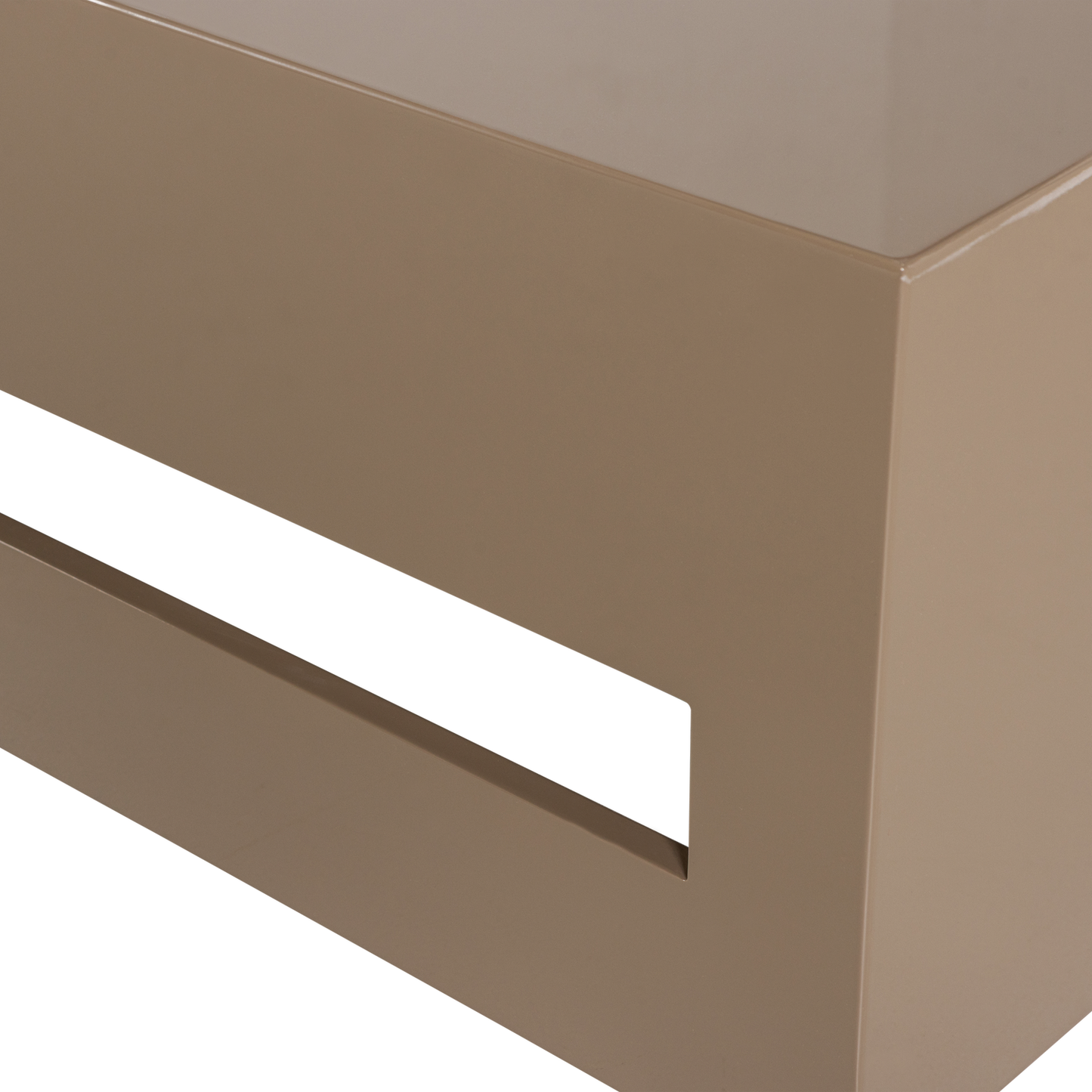 Modern salontafel mdf hout hoogglans zand