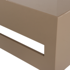 Modern salontafel mdf hout hoogglans zand