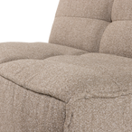 Cluster 1-zits element boucle khaki bruin