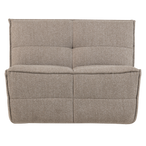 Cluster 1-zits element boucle khaki bruin