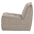 Cluster 1-zits element boucle khaki bruin