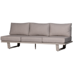 Bear tuin 3-zits bank aluminium zand