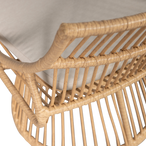 Alatna tuinstoel wicker naturel