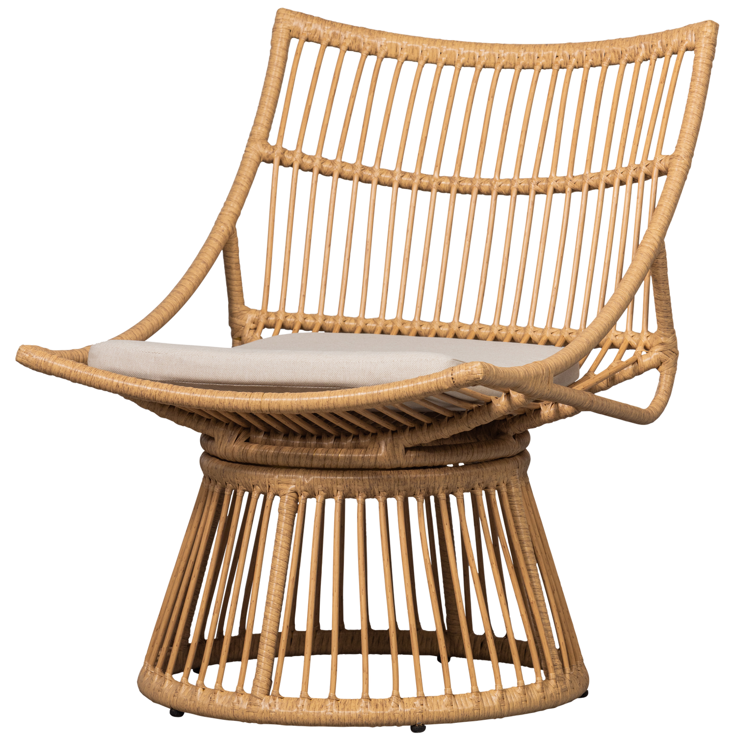 Alatna tuinstoel wicker naturel