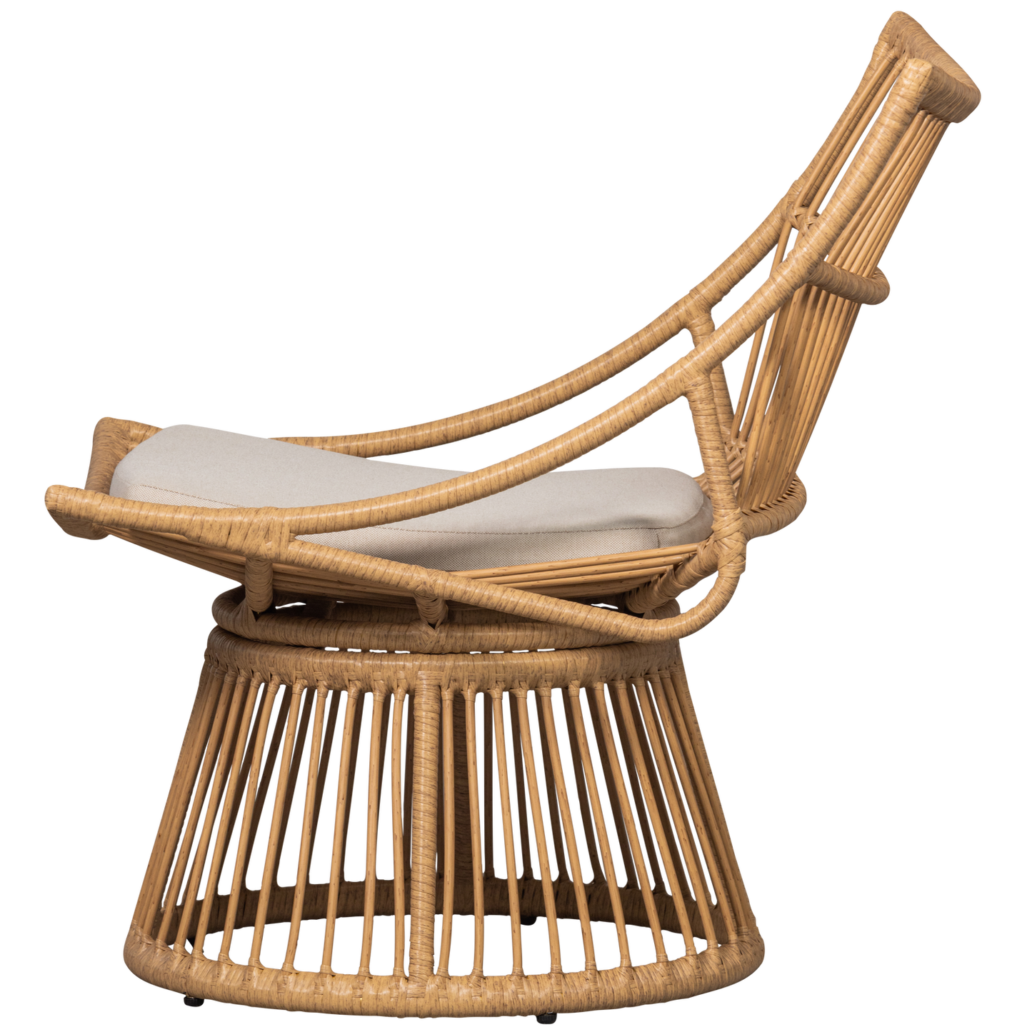 Alatna tuinstoel wicker naturel