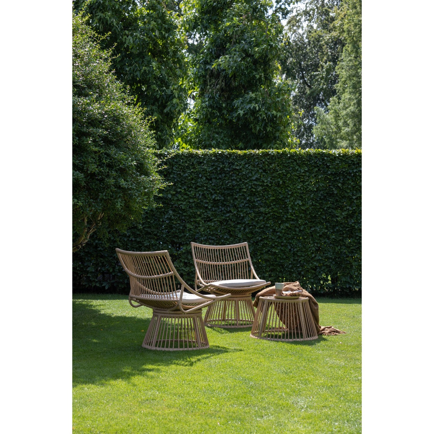 Alatna tuinstoel wicker naturel