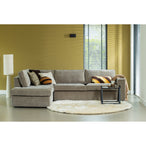 Loft vloerlamp metaal/boucle naturel 130xo30cm