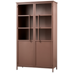 Exhibit vitrinekast metaal tan