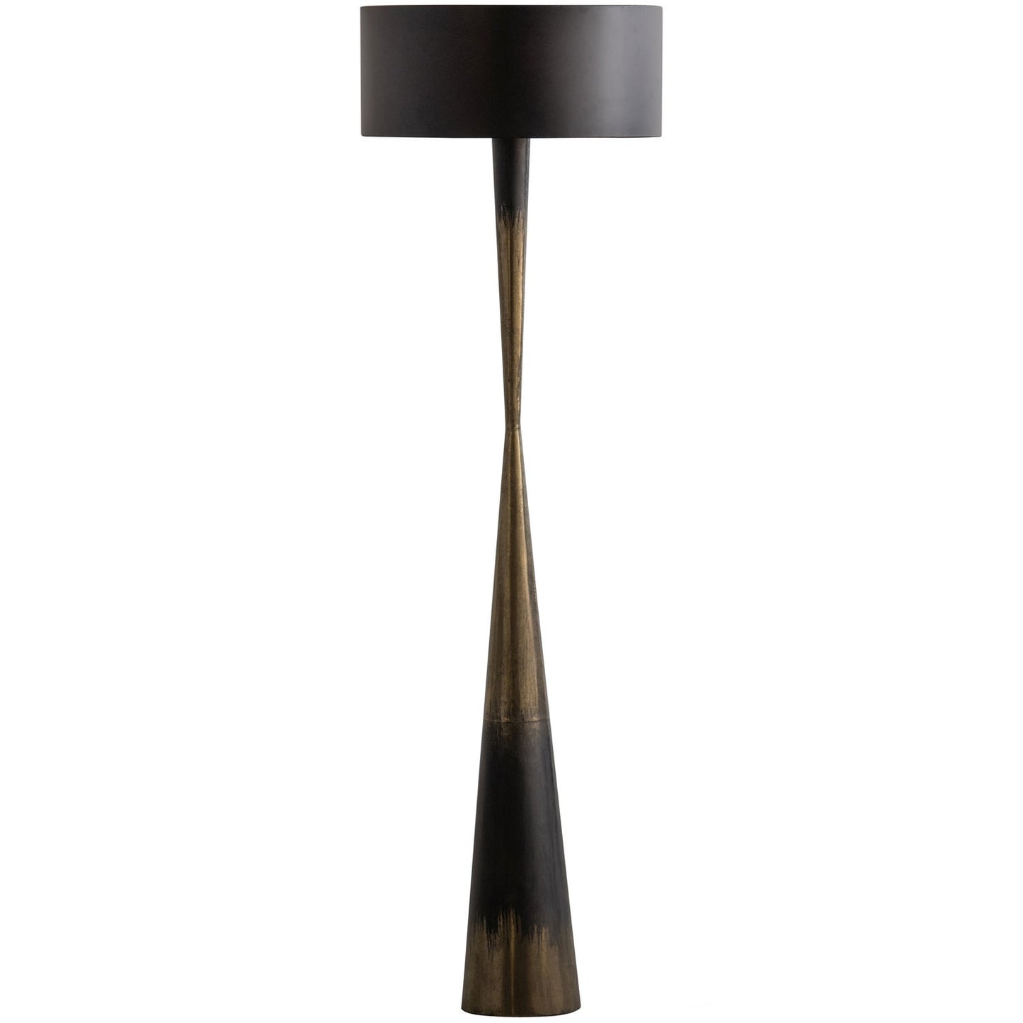 Blackout too staande lamp metaal zwart/messing