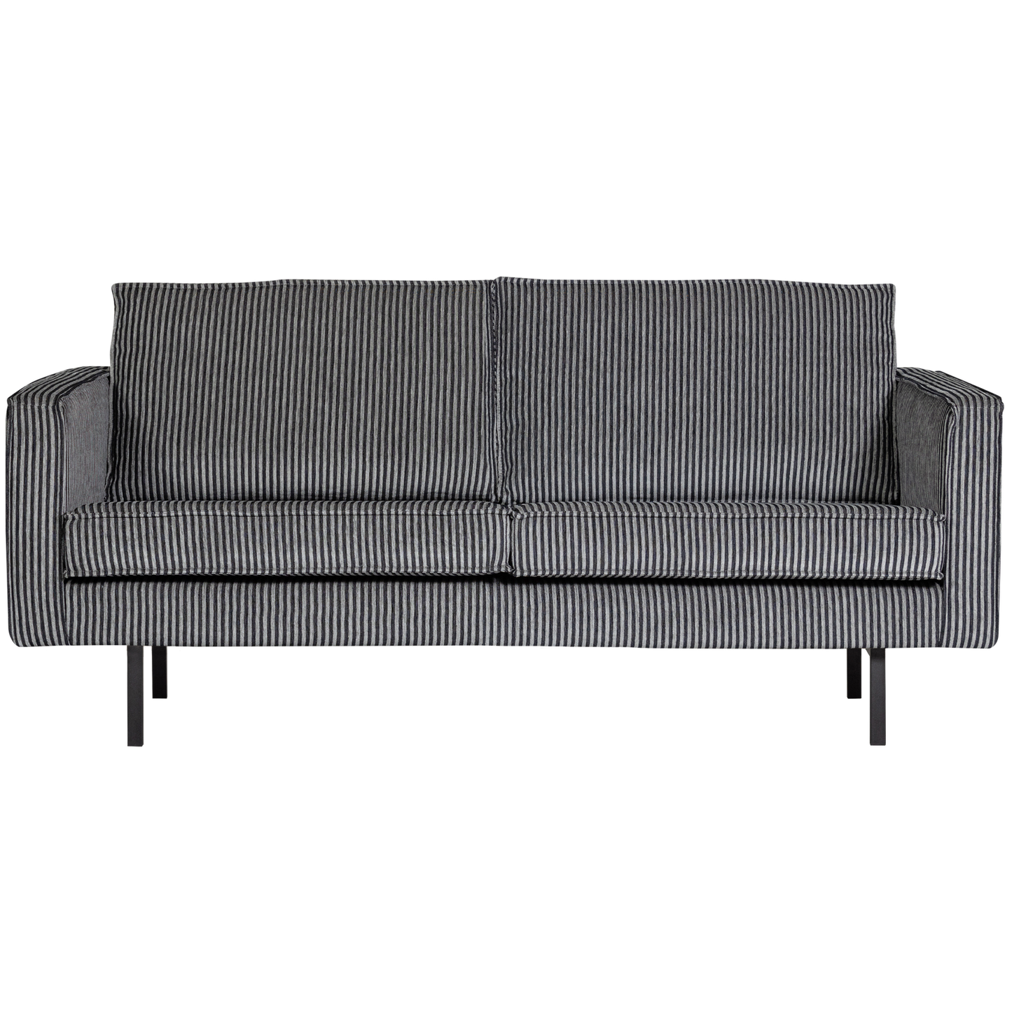 Rodeo bank 2,5-zits streep zwart/grijs