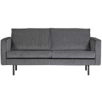 Rodeo bank 2,5-zits streep zwart/grijs