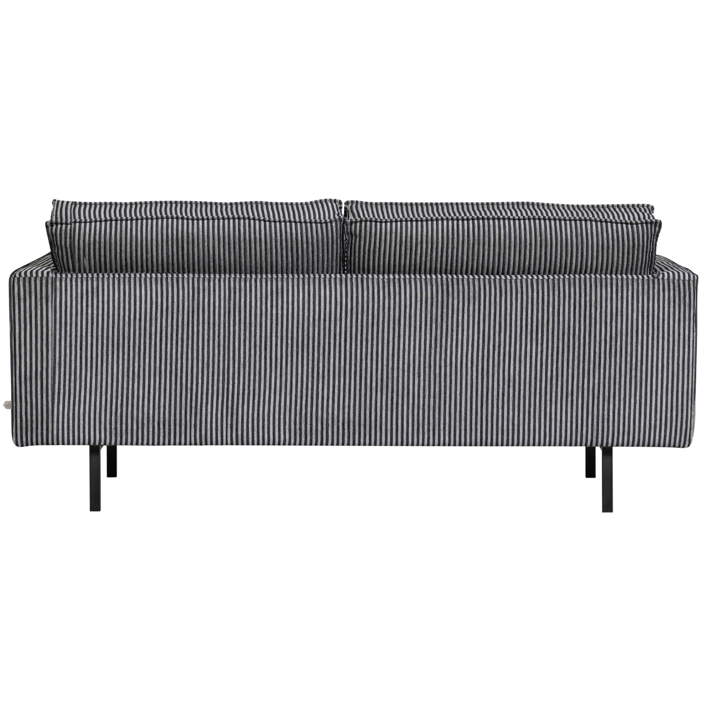 Rodeo bank 2,5-zits streep zwart/grijs