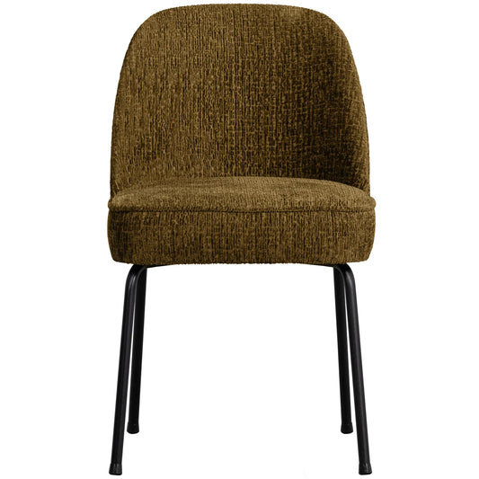 Vogue eetkamerstoel structure velvet brass