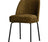 Vogue eetkamerstoel structure velvet brass