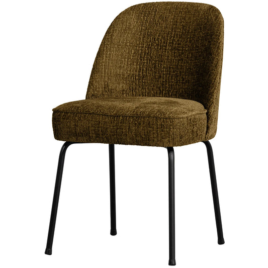 Vogue eetkamerstoel structure velvet brass