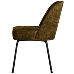 Vogue eetkamerstoel structure velvet brass