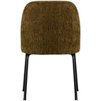Vogue eetkamerstoel structure velvet brass