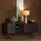 Draw dressoir mangohout walnoot